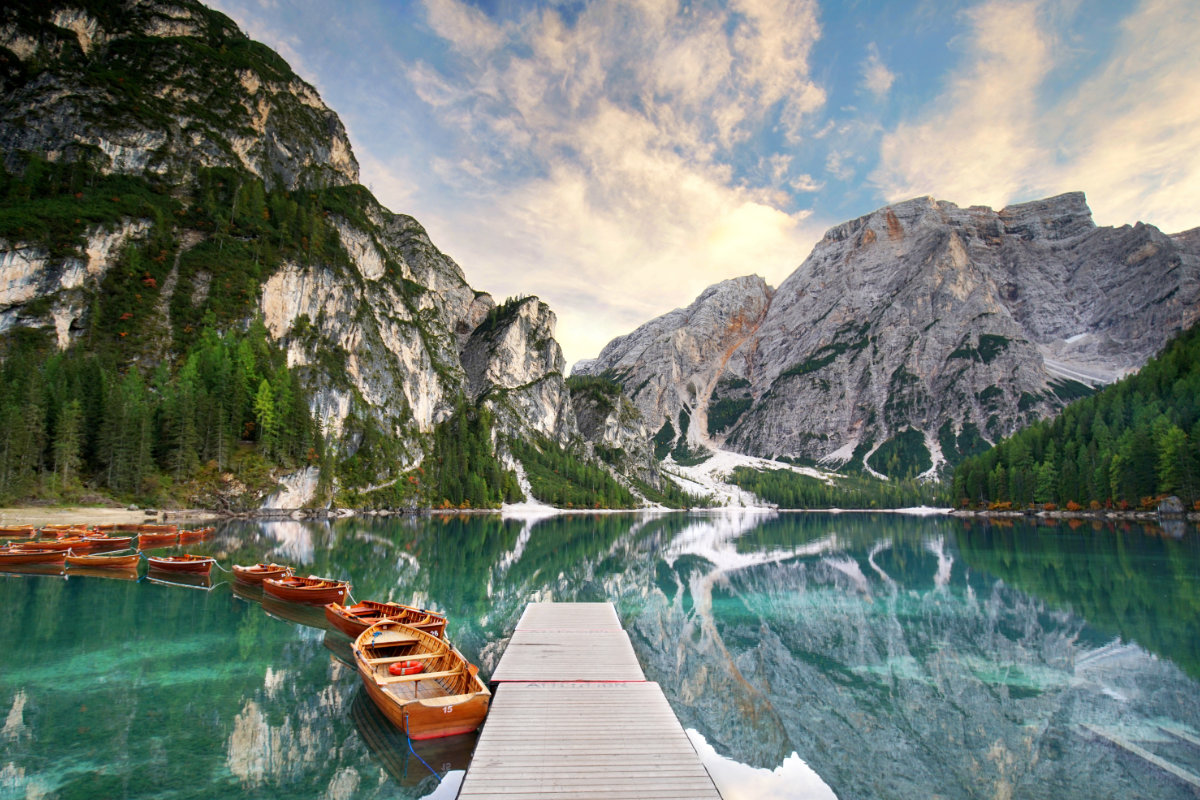 Vista sul Lago di Braies