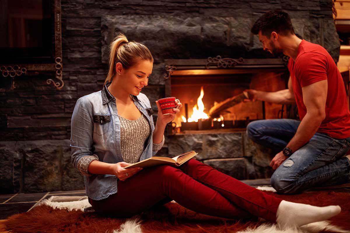 Relax - Fuoco del caminetto