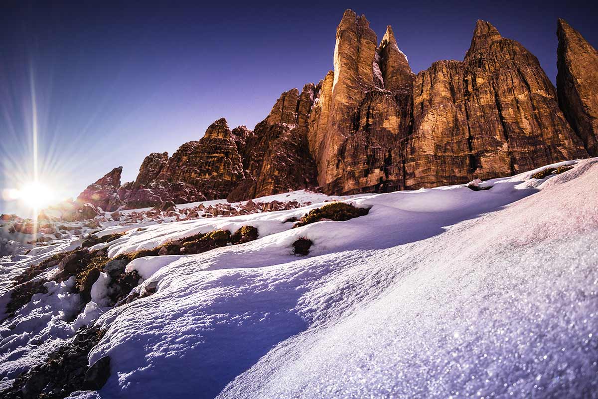 Vista sulle Dolomiti