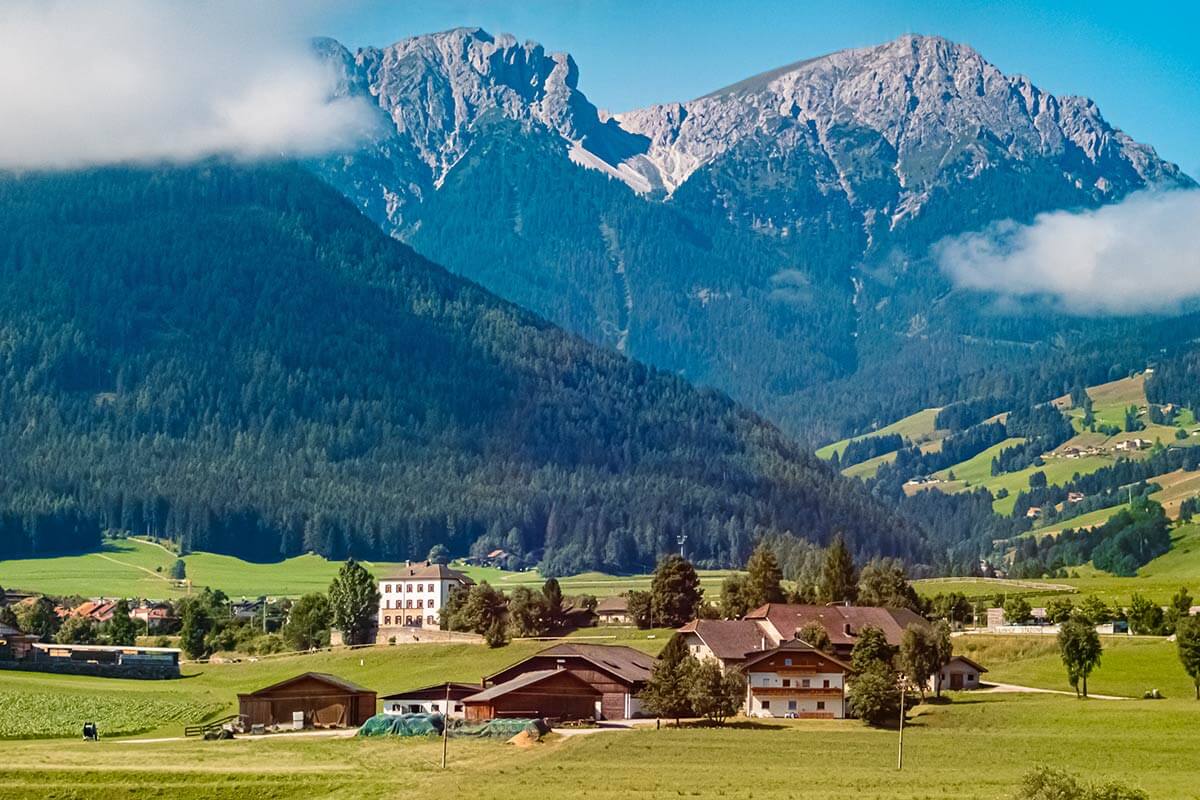 Valdaora, paesaggio